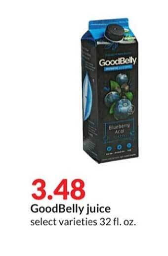 Hy-Vee Goodbelly juice offer