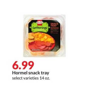 Hy-Vee Hormel snack tray offer