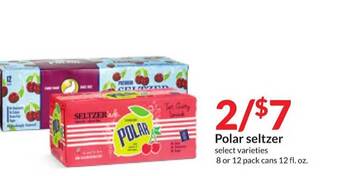 Hy-Vee Polar seltzer offer
