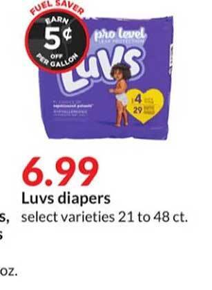 Hy-Vee Luvs diapers offer