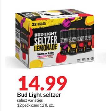 Hy-Vee Bud light seltzer offer