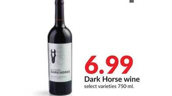 Hy-Vee Dark horse wine offer