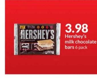 Hy-Vee Hershey's milk chocolate bars offer