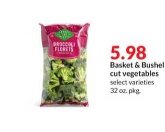 Hy-Vee Basket & bushel cut vegetables offer