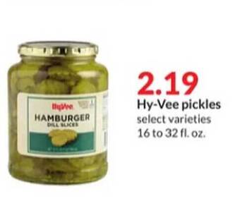 Hy-Vee Hy-vee pickles offer