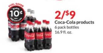Hy-Vee Coca-cola products offer