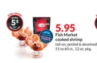 Hy-Vee Fish market cooked shrimp offer