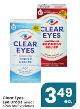 Albertsons Clear Eyes Eye Drop offer