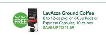 Weis Markets Lavazza ground coffee offer