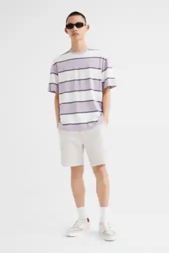 H&M Regular fit cotton chino shorts offer
