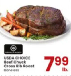 Albertsons USDA Choice Beef Chuck Cross Rib Roast offer