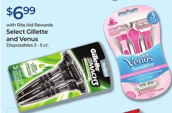 Rite Aid Select gillette and venus offer