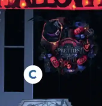 Sam's Club 30" pre-lit halloween wreath offer