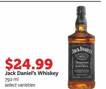 Fareway Jack daniel's whiskey offer