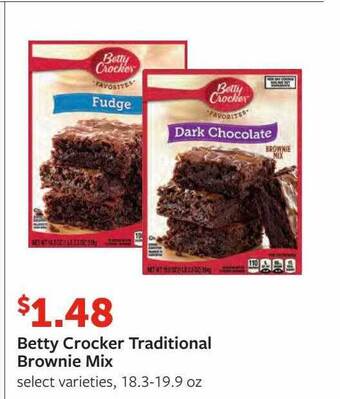Fareway Betty crocker traditional brownie mix offer