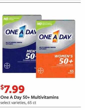 Fareway One a day 50+ multivitamins offer