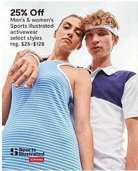 JC Penney Men's & women's sports illustrated activewear select styles offer