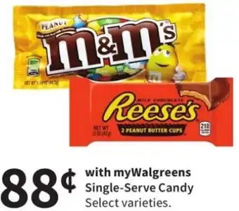 Walgreens M&M's Peanut, Milk Chocolate Reese's offer
