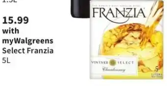 Walgreens Franzia 5L offer