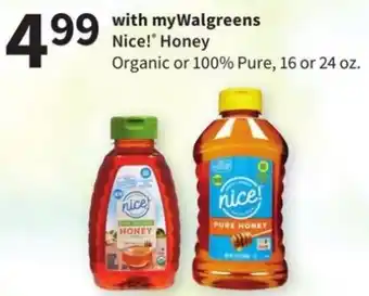 Walgreens Nice! Honey 16 or 24 oz offer