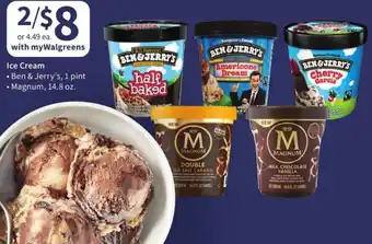 Walgreens Ben & Jerry's Ice Cream, Magnum 14.8 oz offer