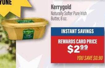 Commissary Kerrygold naturally softer pure irish butter offer