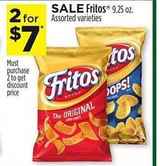 Dollar General Fritos assorted varieties offer