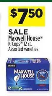 Dollar General Maxwell house k-cups offer