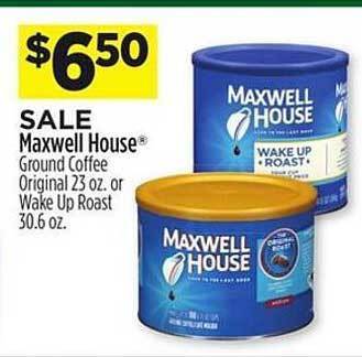 Dollar General Maxwell house ground coffee offer