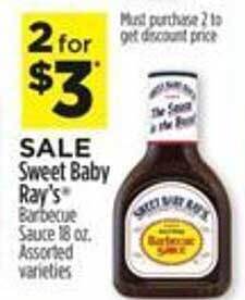 Dollar General Sweet baby ray's offer