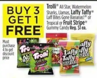 Dollar General Trolli laffy taffy or tropical or fruit stripe offer