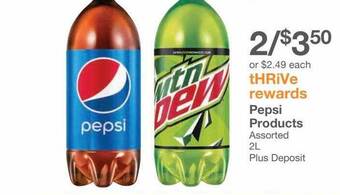 Kinney Drugs Pepsi products offer