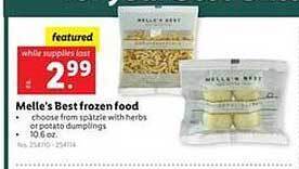 Lidl Melle's best frozen food offer