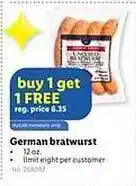 Lidl German bratwurst offer