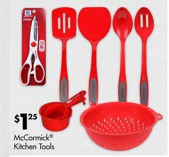 Dollar Tree Mccormick kitchen tools offer