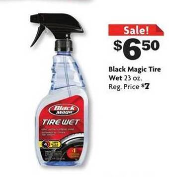 Family Dollar Black magic tire wet offer