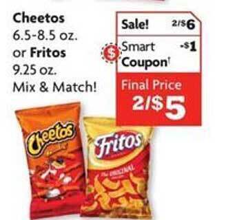 Family Dollar Cheetos or fritos offer