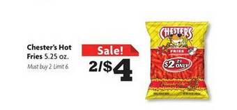 Family Dollar Chester's hot fries offer