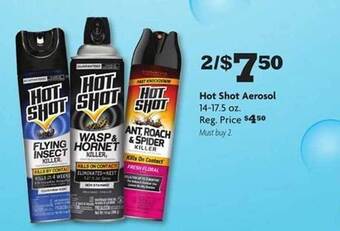 Family Dollar Hot shot aerosol offer