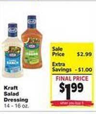Family Fare Kraft salad dressing offer