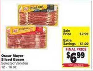 Family Fare Oscar mayer sliced bacon offer