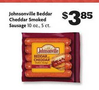 Family Dollar Johnsonville beddar cheddar smoked sausage offer