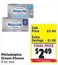 Family Fare Philadelphia cream cheese offer