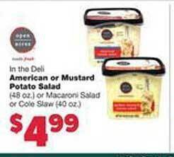 Family Fare American or mustard potato salad offer