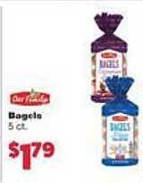 Family Fare Our family bagels offer
