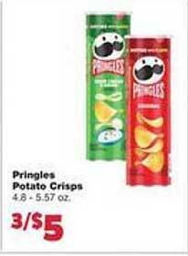 Family Fare Pringles potato crisps offer
