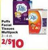 Family Fare Puffs facial tissues multipack offer