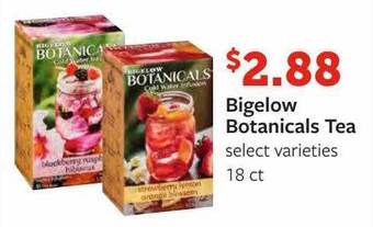 Fareway Bigelow botanicals tea offer