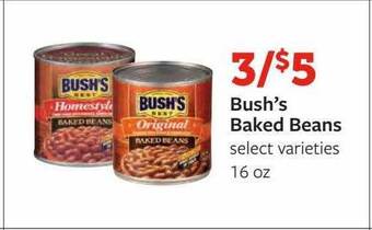 Fareway Bush's baked beans offer
