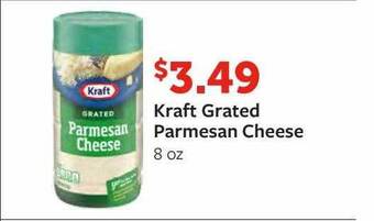 Fareway Kraft grated parmesan cheese offer